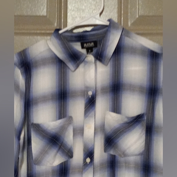 A.n.a  Shirt button up  long sleeve,size - Picture 6 of 8